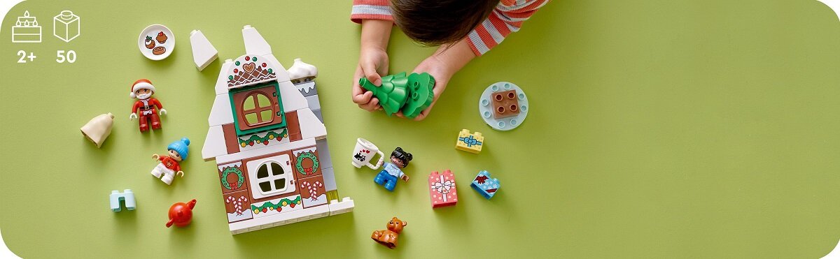LEGO Duplo Piernikowy domek Świętego Mikołaja 10976 Piernikowy domek Świętego Mikołaja Mnóstwo świątecznej zabawy