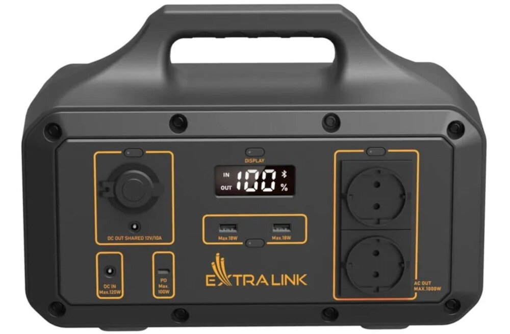 STACJA ZASILANIA EXTRALINK EPS-S1000S 1021 WH napięcie sieciowe sprzęt lekki mobilny