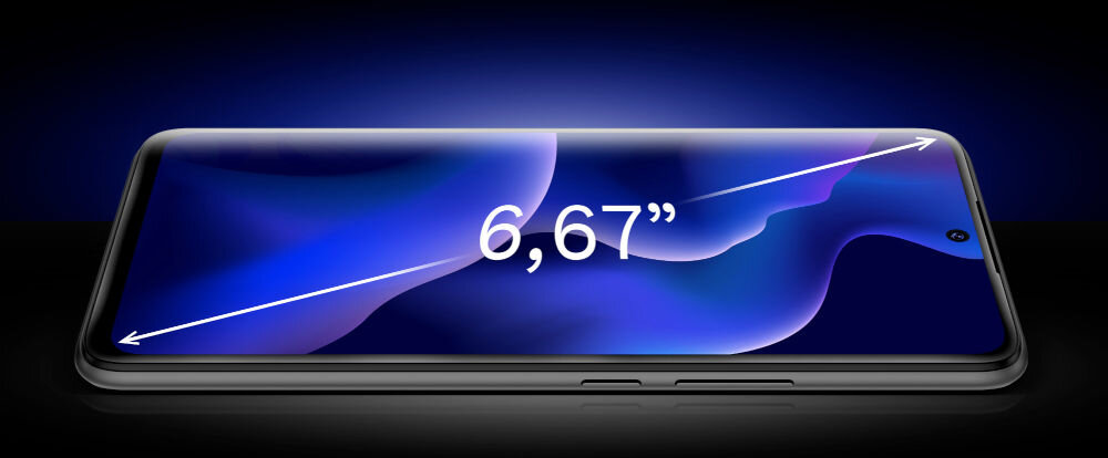 Smartfon KRUGER&MATZ LIVE 10S 6,67 cala, ekran ips, full hd+, 20:9, praca, granie, nauka