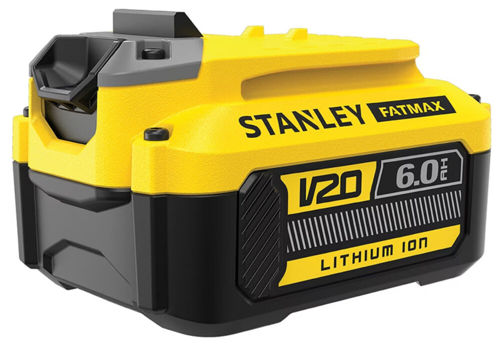 Akcesoria do elektronarzędzi STANLEY SFMCB206 zrodlo zasilania narzedzi akumulatorowych pojemny kompatybilny latwy w obsludze mobilny elastyczny pojemnosc 6,0 Ah napiecie 20 V wszechstronny