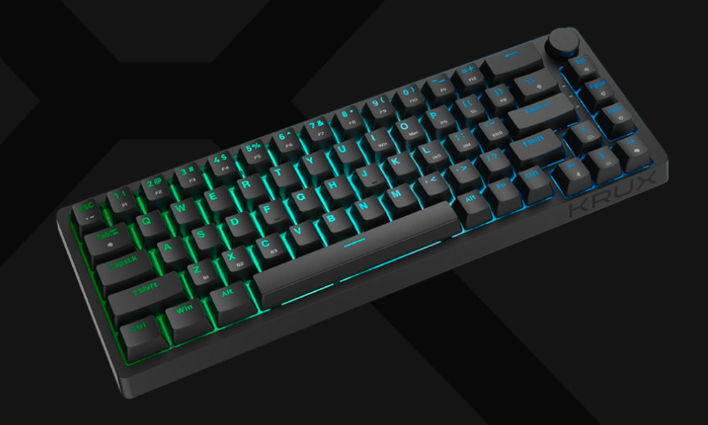 Klawiatura KRUX Atax 65% 65% Pro RGB Gateron Yellow Pro - obsługa makr połączenie kilku ruchów w jeden