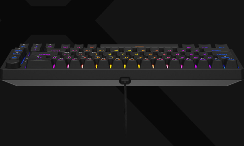 Klawiatura KRUX Atax 65% 65% Pro RGB Outemu Red - Anti-ghosting nie regauje na nieplanowane wciśnięcia klawiszy