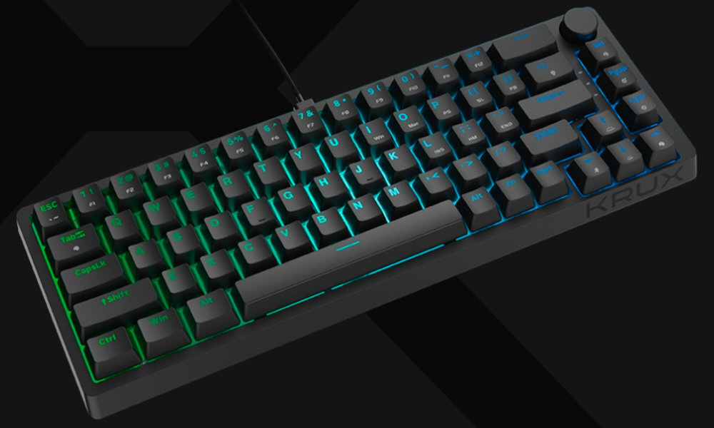 Klawiatura KRUX Atax 65% 65% Pro RGB Outemu Red - obsługa makr połączenie kilku ruchów w jeden