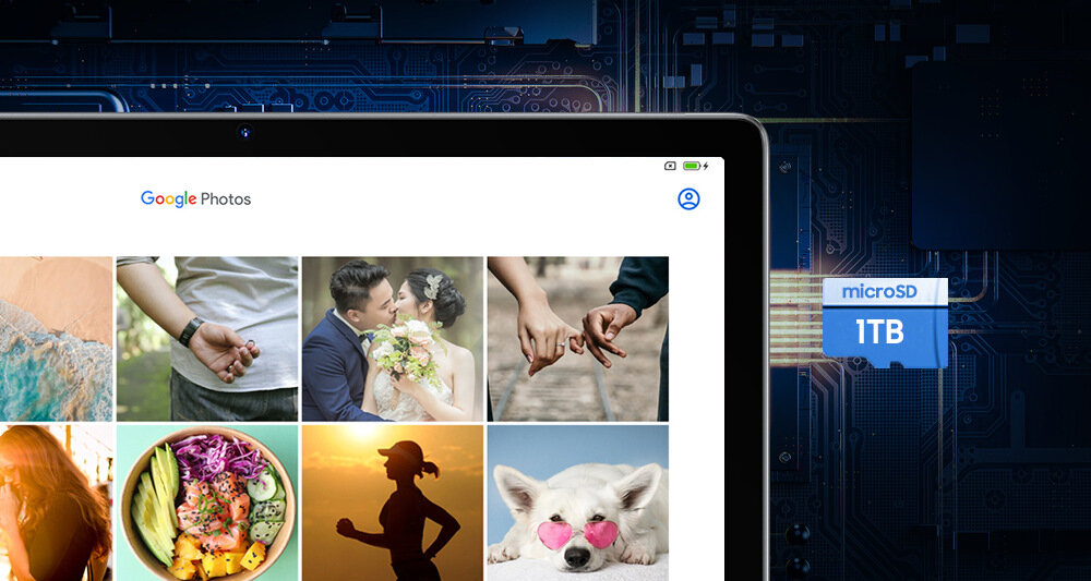 Tablet BLACKVIEW Tab rozdzielczość rdzenie przekątna czujniki aparat głośnik czas pracy procesor transmisja danych waga wifi pamięć złącza zestaw