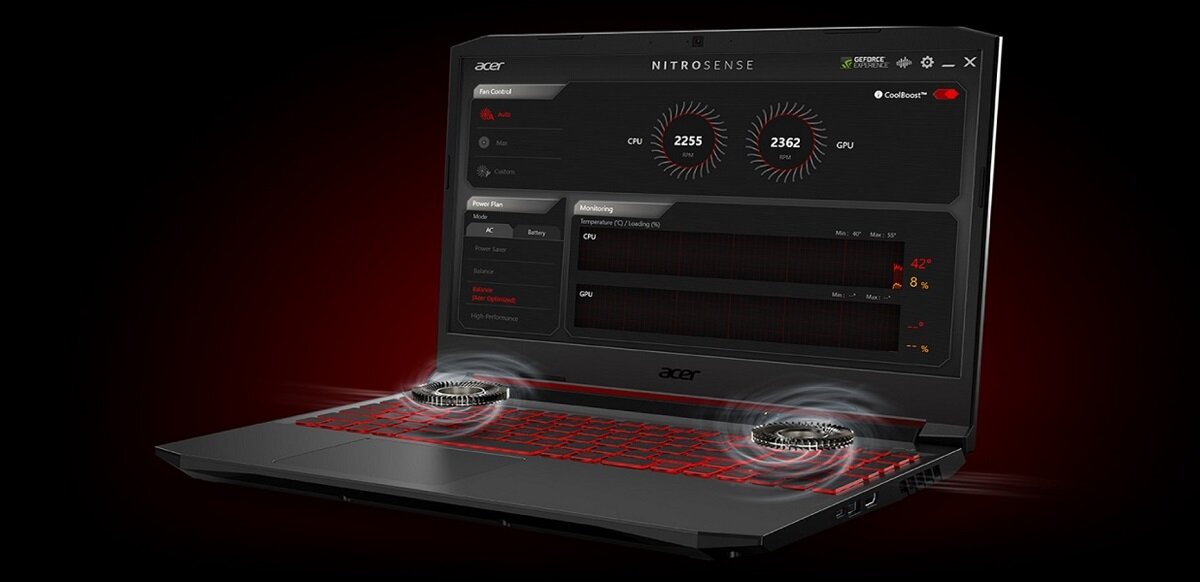 Laptop ACER Nitro 5 AN515-57 Zachowaj zimną krew pod ostrzałem