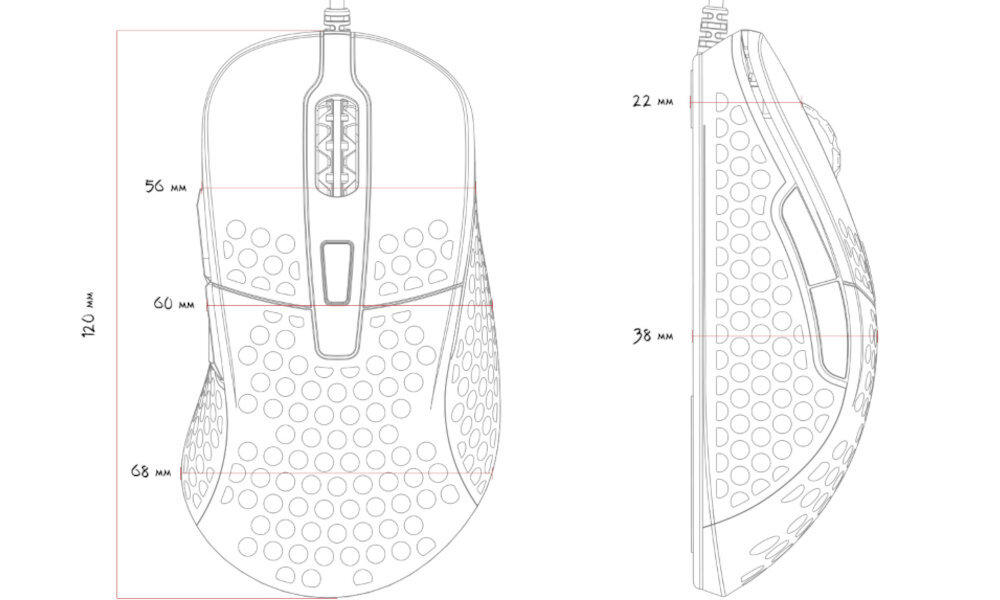 Mysz XTRFY M4 Tokyo Biały
