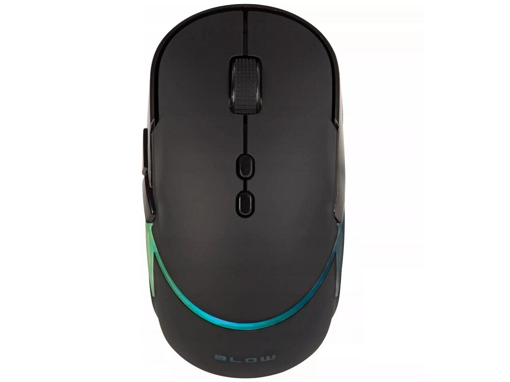 Mysz BLOW Neon dla graczy podświetlenie LED Specjalny kształt nowoczesny design Wielofunkcyjne przyciski USB typu A najwyższa jakość rozdzielczość DPI