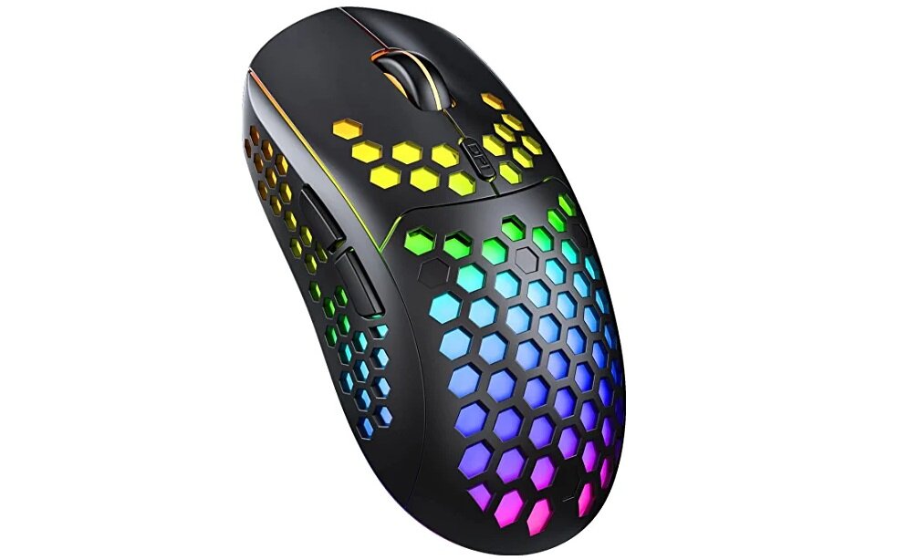 Mysz BLOW Flash dla graczy podświetlenie LED Specjalny kształt nowoczesny design Wielofunkcyjne przyciski USB typu A najwyższa jakość rozdzielczość DPI