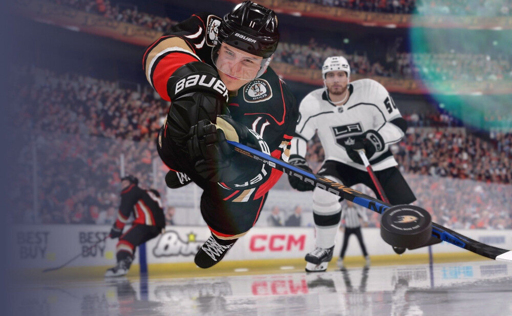 NHL 23 Gra ruch krążek szansa akcja ruchy