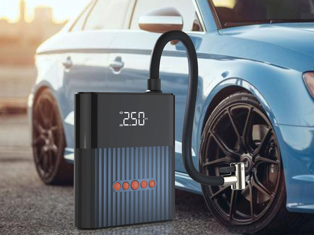 Jump Starter Powerbank 4smarts PitStop+ 8800mAh ze sprężarką i latarką LED czarny