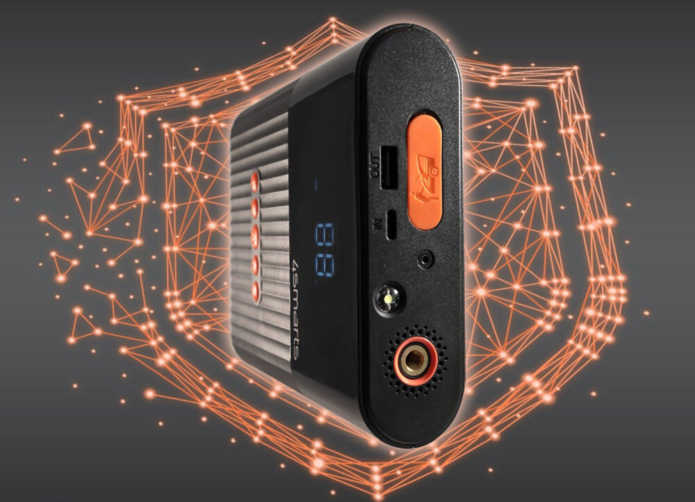 4smarts PitStop+ zabezpieczenia elektroniczne wyświetlacz poziomu baterii