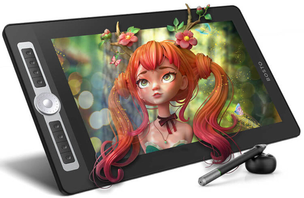 Tablet graficzny BOSTO BT-16HD Pro duzo funkcji