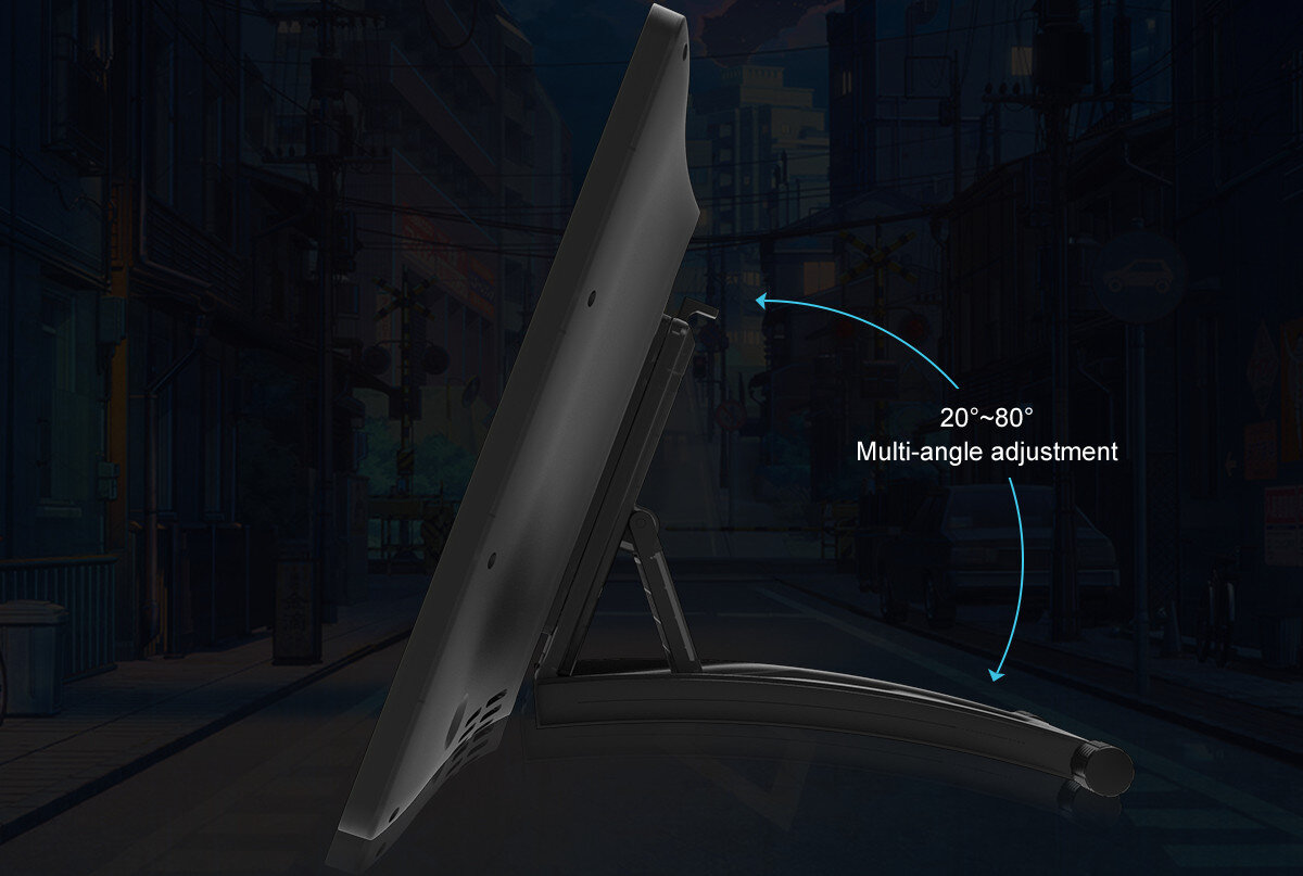 TABLET GRAFICZNY BOSTO Studio 16HD regulacja nachylenia