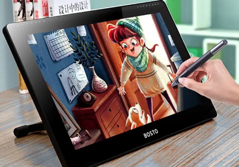 amplio Especial Bienvenido Tablet graficzny BOSTO Studio 16HDT – HotDeale