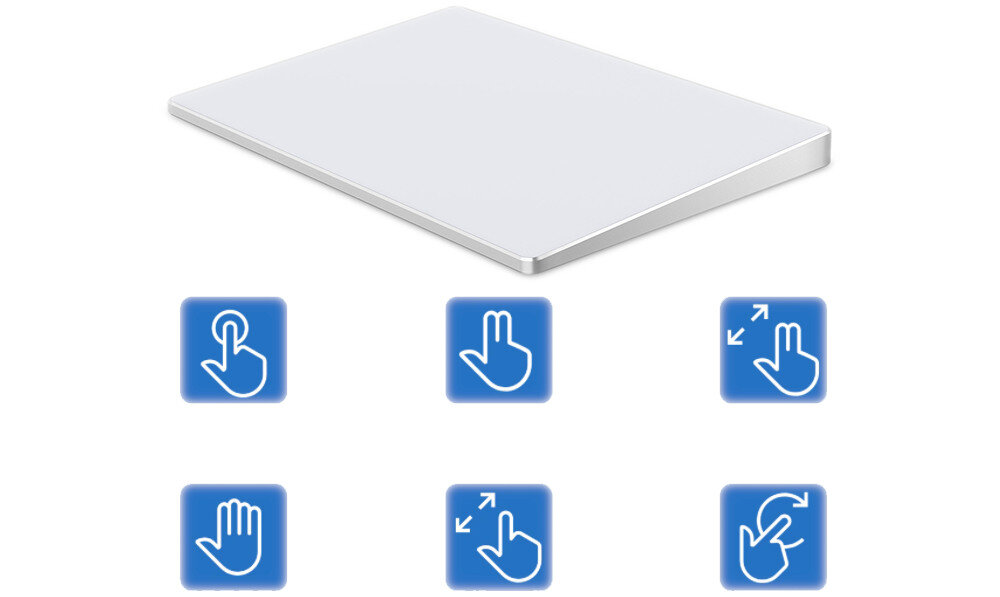 Touchpad BOSTO T01 obsluga gestow