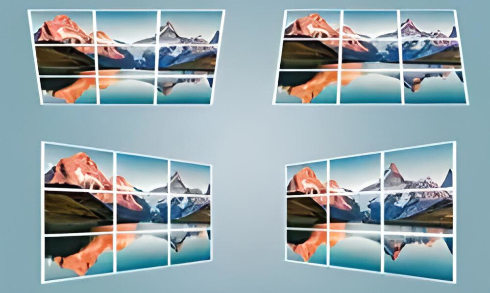 Projektor PHILIPS NeoPix 520 korekcja zniekształcenia proporcje