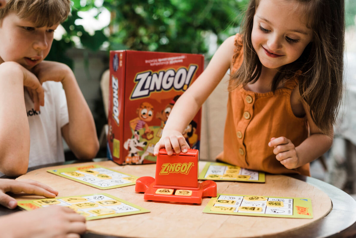 Gra logiczna RAVENSBURGER Zingo! 764945 płytki obrazki podpisy
