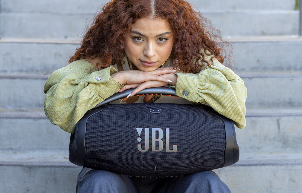 Głośnik mobilny JBL Boombox 3 Czarny głośnik silikon rączka metal