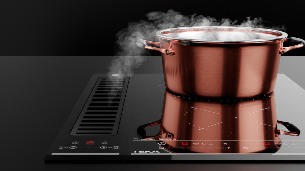 TEKA VarioPro FIH 16760 TOS BK design moc płyta grzejna szybkie wydajne usuwanie opary bezszczotkowy silnik