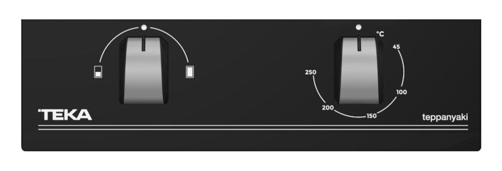 TEKA VarioPro YZC 32600 XFL pokrętła wygodny sposób regulacja temperatura