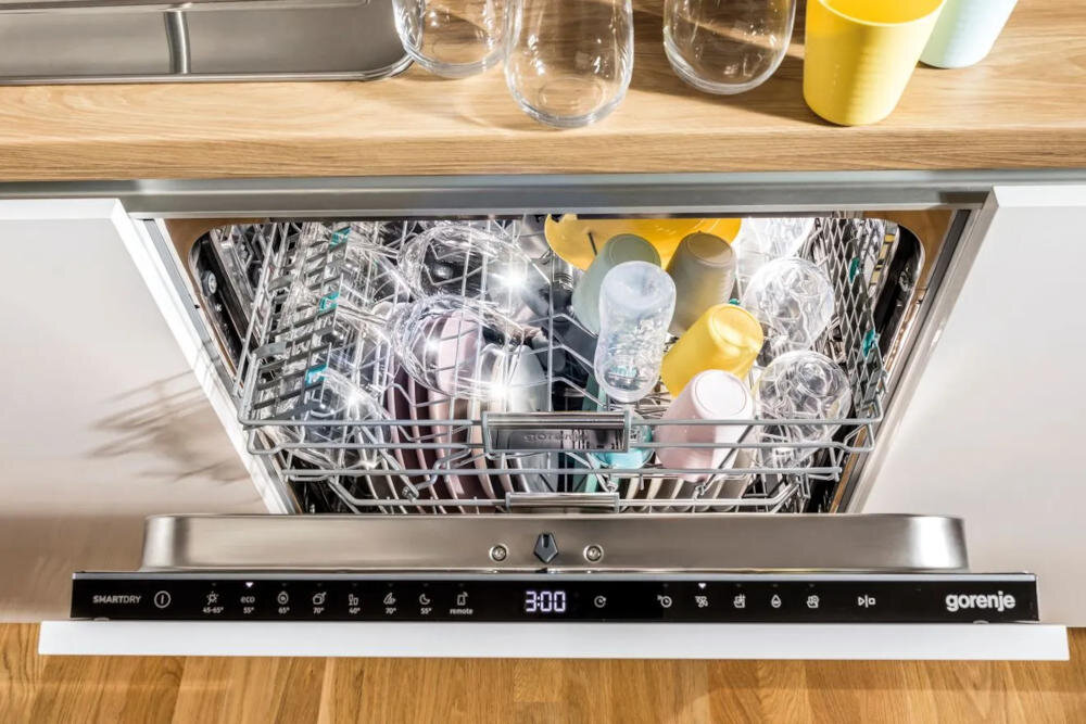 GORENJE program płukanie woda gorąca eliminacja bakterie sterylizacja