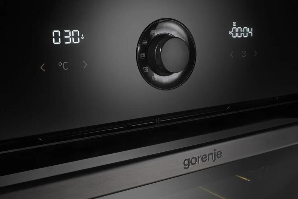 GORENJE BOS6737SYB sterowanie dotykowe podświetlane pokrętło prosta obsługa automatyczne ustawienia programy ręczna regulacja
