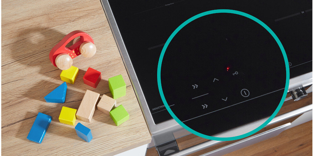 KUCHNIA GORENJE GEIT5C61XPG wizualizacja ChildLock blokada dzieci bezpieczeństwo ochrona