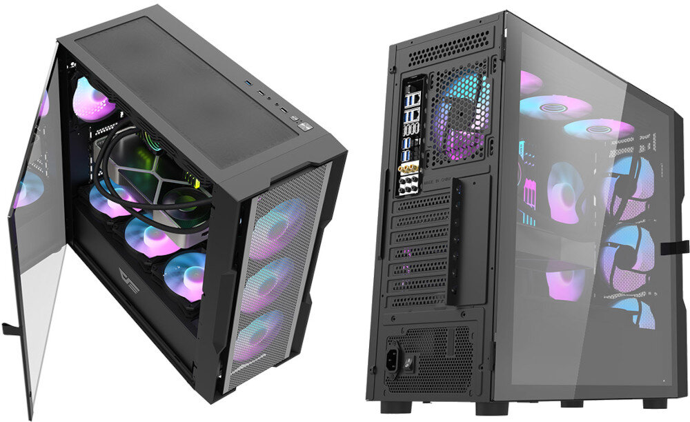 Obudowa DARKFLASH DK431 Mesh typ wielkość konstrukcja cechy opis