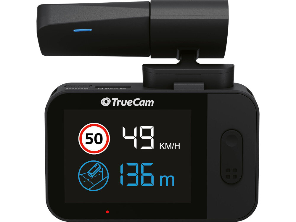 Wideorejestrator TRUECAM M11 GPS 4K ostrzeganie prędkość baza kontrola