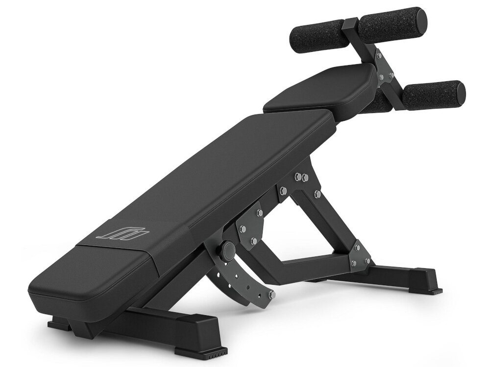 Ławka do ćwiczeń MARBO SPORT MS-L110 2.0 domowy trening wygodny bezpieczny budowanie sylwetki zdrowie ruch