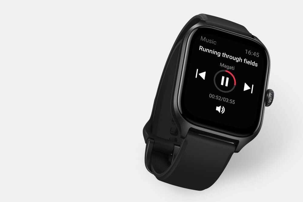 Smartwatch AMAZFIT GTS 4 ekran bateria czujniki zdrowie sport pasek ładowanie pojemność rozdzielczość łączność sterowanie krew puls rozmowy smartfon aplikacja