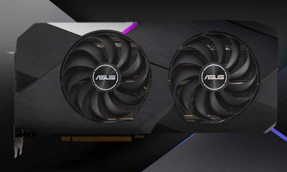 Karta graficzna ASUS Dual Radeon RX 6750 XT 12GB wymiary zasilanie moc parametry