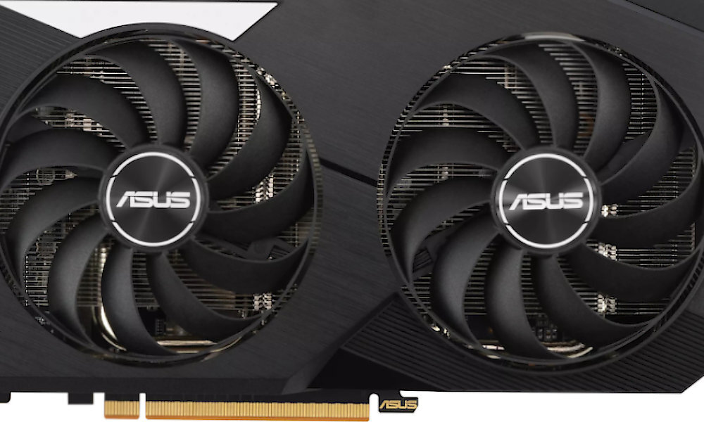 ASUS Dual Radeon RX 6650 XT OC 8GB front