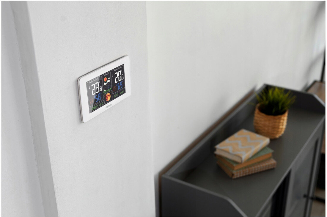 Stacja pogody METEO SP100 Zakresy pomiaru iśnienie powietrza Temperatura wewnętrzna Temperatura zewnętrzna zakres precyzja pomiar monitorowanie zmiany ciśnienie