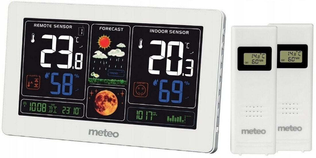 Stacja pogody METEO SP100 duży zasięg możliwości obsługa czujniki