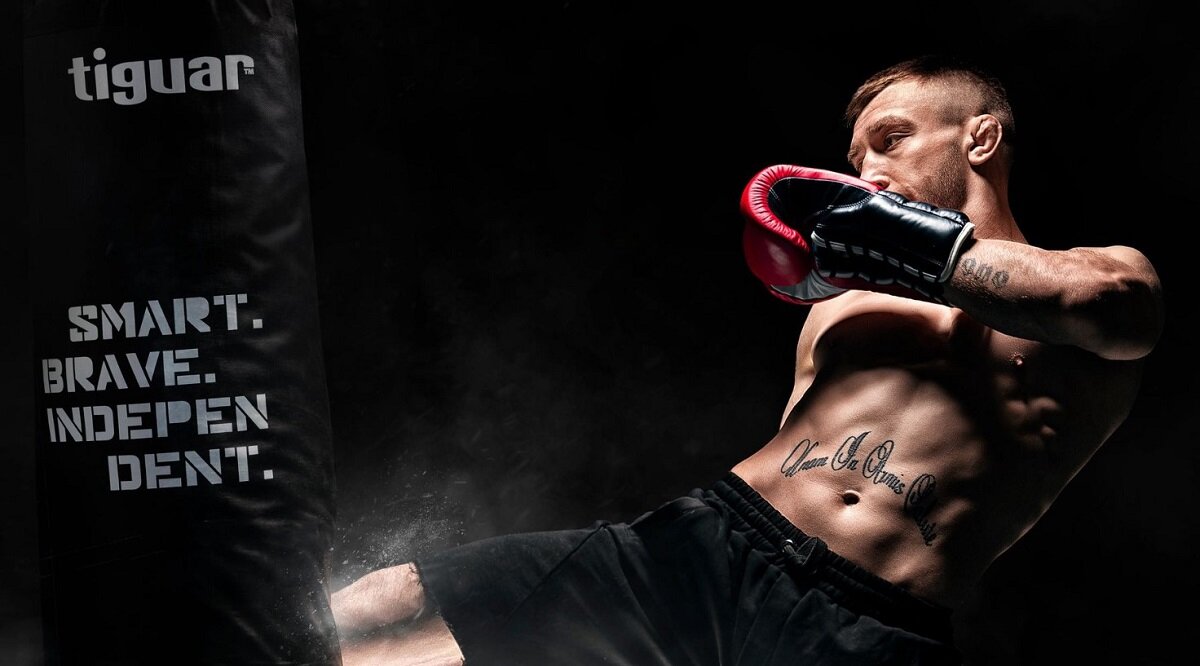 Worek treningowy TIGUAR dla profesjonalistów dla początkujących Gwarancja jakości wodoodporny pokryty antypoślizgowym PVC nici tytanowe