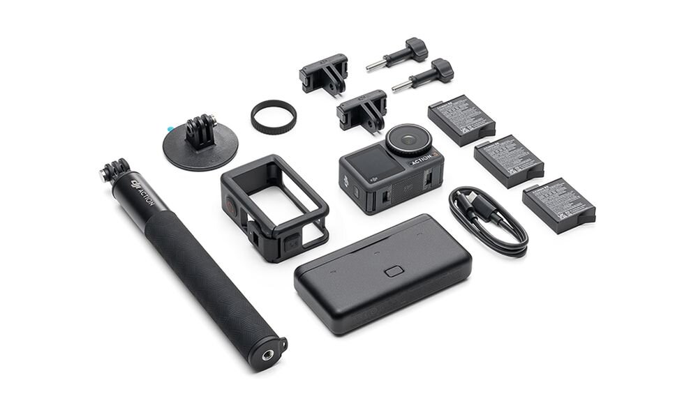 Kamera sportowa DJI Osmo Action 3 sport montaż nagrywanie stabilizacja montaż edycja filtry ostrość śledzenie tryby bateria akumulator zasilanie ładowanie rozdzielczość filmy obudowa odporność wielkość łączność sterowanie