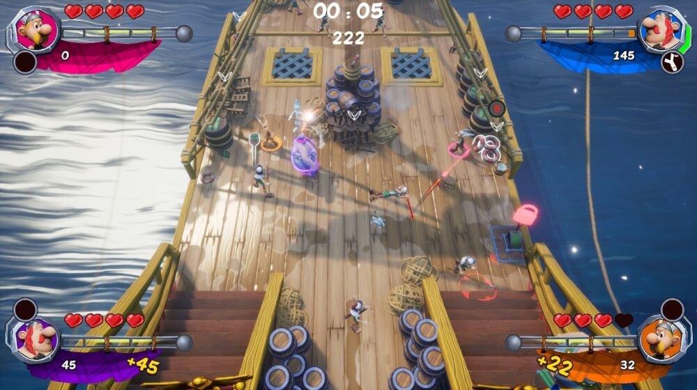 Asterix & Obelix XXXL: The Ram from Hibernia gra konsola pc komputer gaming granie rozgrywka sterowanie grafika fizyka dźwięk oprawa bronie mapa lokacje świat postacie dialogi fabuła edycja platforma