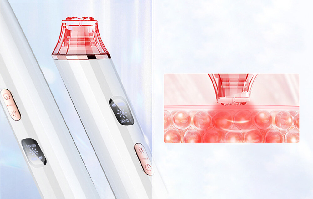 Odkurzacz do wągrów i zaskórników ANLAN ALTHY09-02 czerwone niebieskie światło fale