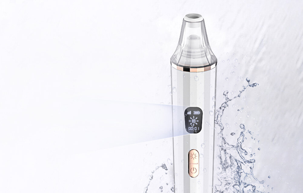 Odkurzacz do wągrów i zaskórników ANLAN ALTHY09-02 timer czas pracy wodoodporność