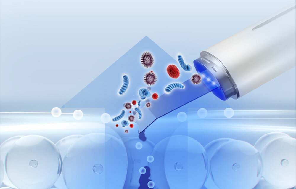 Urządzenie do peelingu kawitacyjnego ANLAN 01-ACPJ13-02A czysta skóra rodzaj cery jony