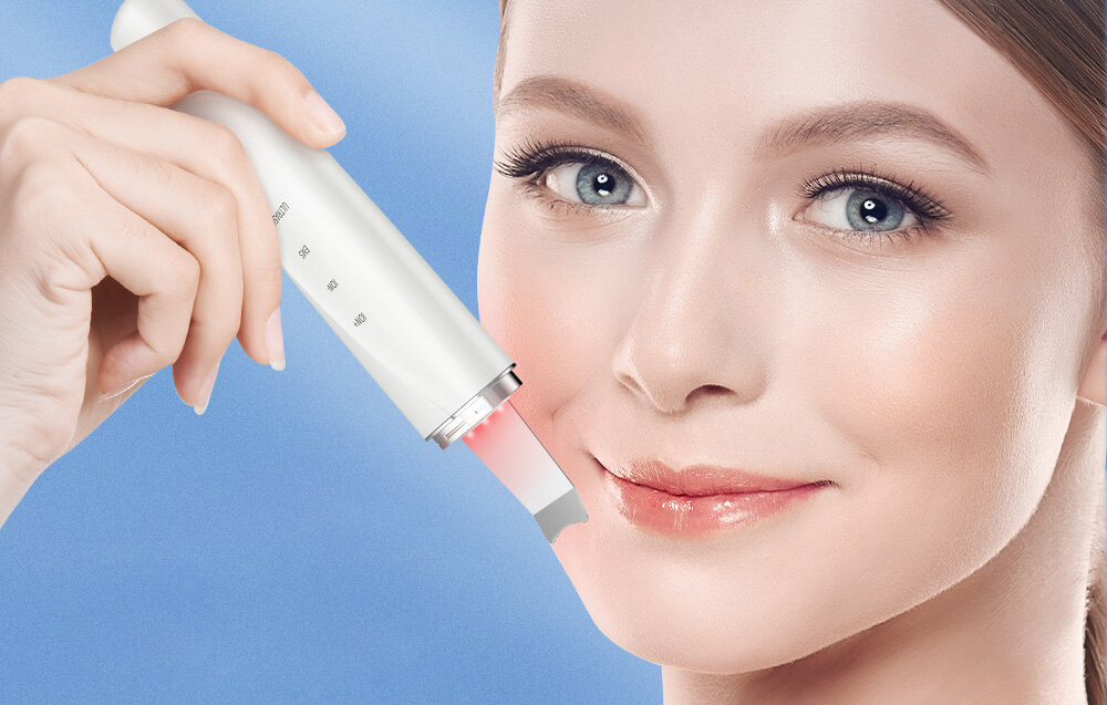 Urządzenie do peelingu kawitacyjnego ANLAN 01-ACPJ13-02A masaż twarzy peeling kawitacyjny