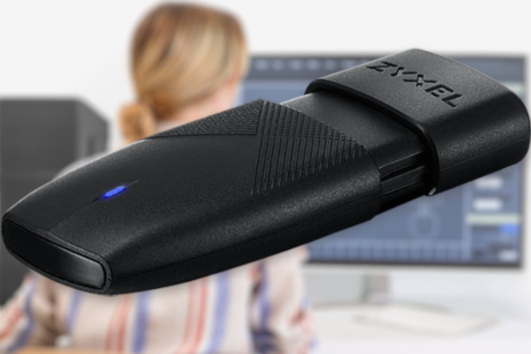 Karta sieciowa ZYXEL NWD7605 bezpieczeństwo szybkość WiFi6 ochorna prędkość prostota łatwość montaż