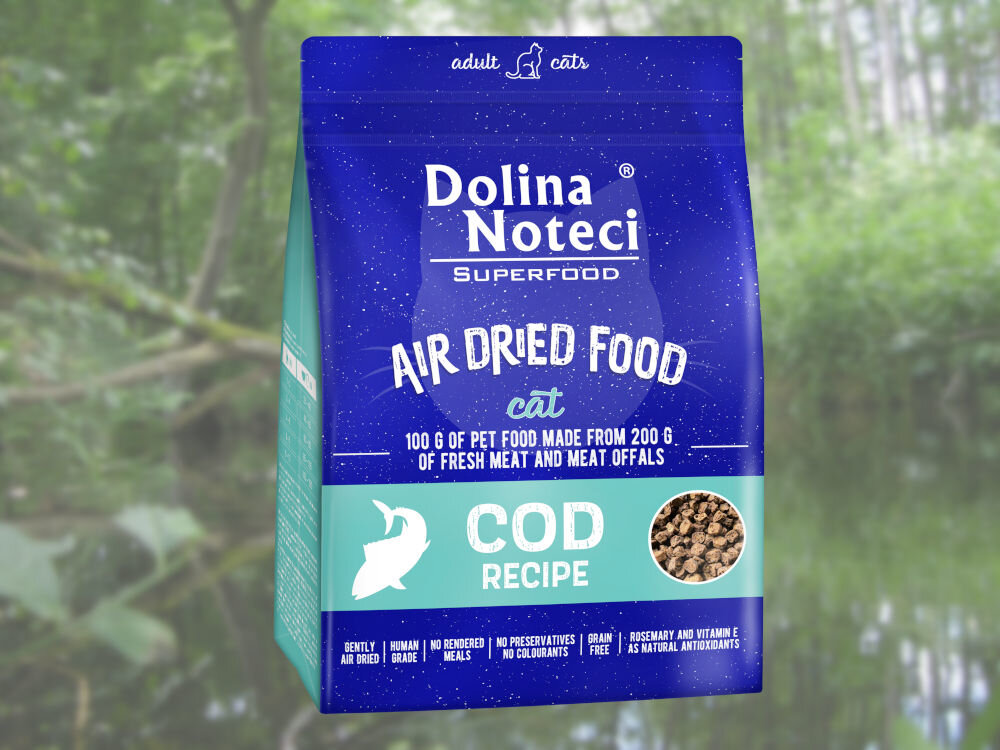 Karma dla kota DOLINA NOTECI Superfood Dorsz 1 kg dawkowanie analiza sklad