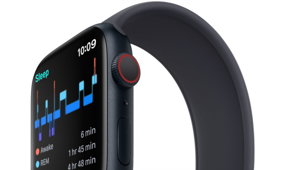 SMARTWATCH APPLE WATCH SERIES 8 mozliwosc monitorowania zdrowia
