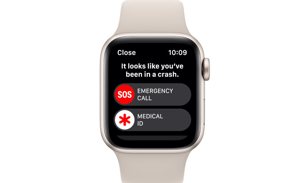 APPLE Watch SE Wykrywanie wypadków