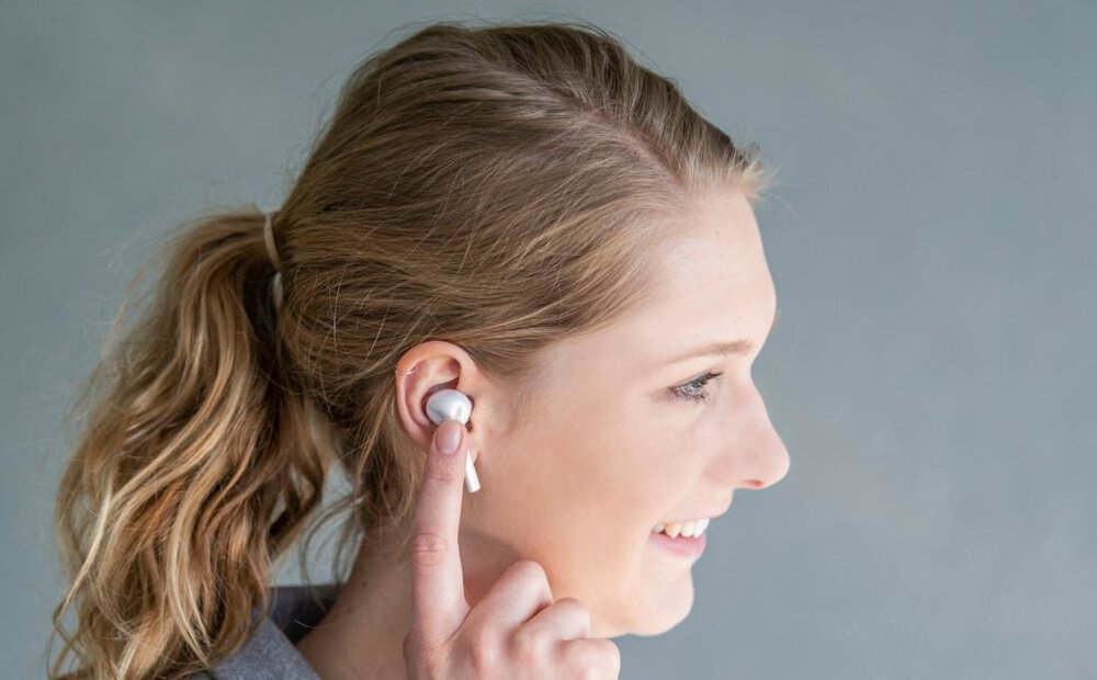 Słuchawki dokanałowe HAMA Spirit Go asystent głosowy asystent google siri czujnik dotykowy 