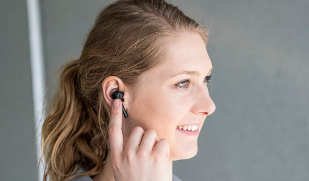 Słuchawki dokanałowe HAMA Spirit Go asystent głosowy asystent google siri czujnik dotykowy 