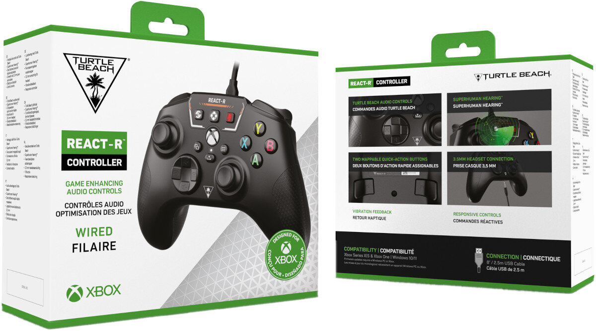 Kontroler TURTLE BEACH React-R opakowanie