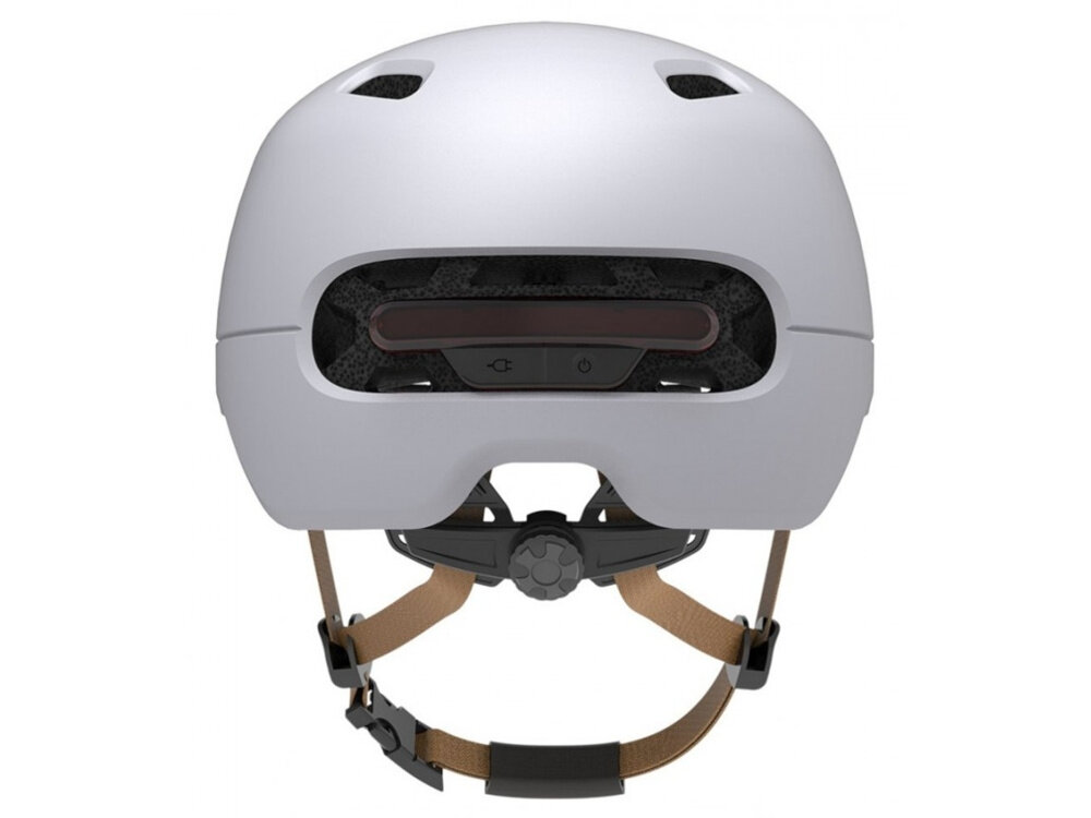 Kask LIVALL C20 Biały (rozmiar L) kask na białym tle widoczny od tyłu regulowany rozmiar w zakresie 57–61 cm precyzyjne dopasowanie do obwodu głowy waga około 380 g Solidna konstrukcja trwałe materiały pianka EPS i skorupa PC odporność na codzienne użytkowanie